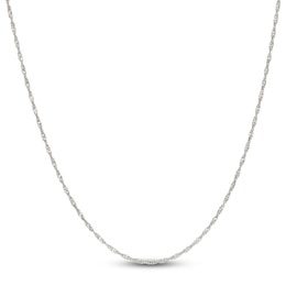 2mm Singapore Chain Necklace Solid Sterling Silver 16"