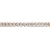 Thumbnail Image 2 of Oval-Cut Lab-Grown Diamond Tennis Bracelet 5 ct tw 14K Rose Gold 7"