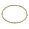 Thumbnail Image 3 of Italia D'Oro Diamond-Cut Bangle Bracelet 14K Yellow Gold