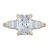 Thumbnail Image 3 of Vera Wang VOW Radiant-Cut Lab-Grown Diamond Engagement Ring 2-5/8 ct tw 14K Yellow Gold