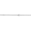 Thumbnail Image 3 of Diamond Accent Hearts Name Necklace 10K White Gold 18"