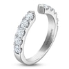 Thumbnail Image 2 of Vera Wang VOW Lab-Grown Diamond Open Shank Wedding Band 1 ct tw 14K White Gold