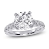 Thumbnail Image 1 of Round-Cut Lab-Grown Diamond Engagement Ring 3-1/4 ct tw 14K White Gold
