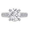 Thumbnail Image 3 of Round-Cut Lab-Grown Diamond Engagement Ring 3-1/4 ct tw 14K White Gold