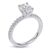 Thumbnail Image 2 of Oval-Cut Lab-Grown Diamond Engagement Ring 1-1/4 ct tw 14K White Gold