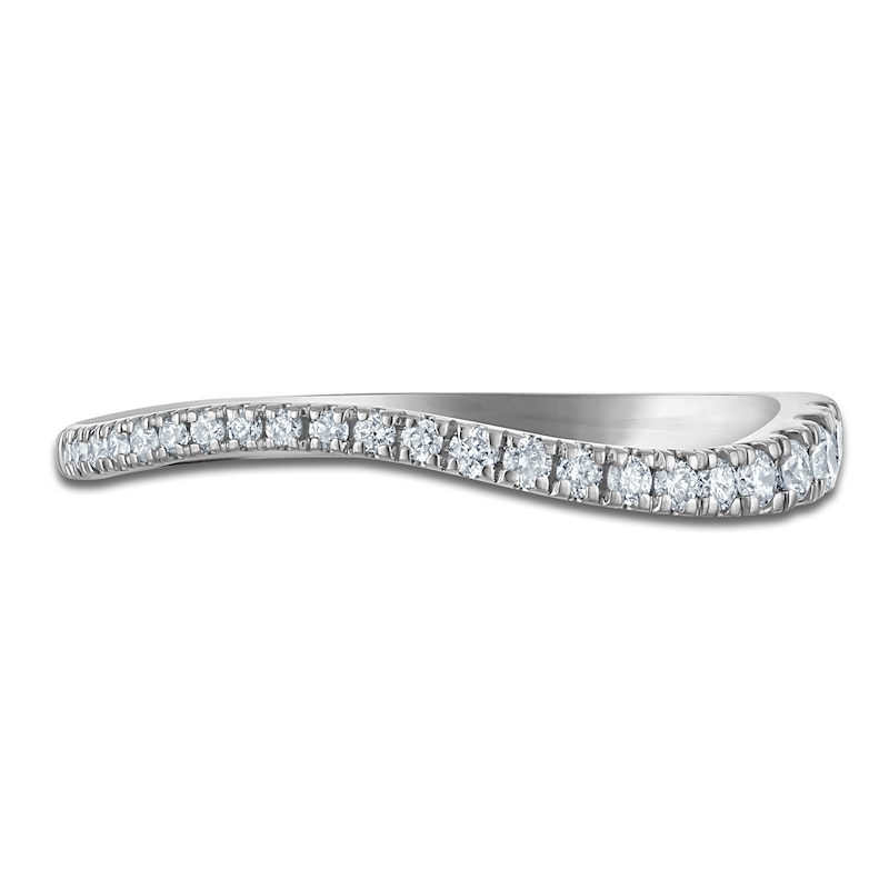 Main Image 3 of Jared Signature Diamond Organic Shape Fashion Ring 1/5 ct tw Sterling Silver