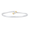 Thumbnail Image 1 of Bangle Bracelet Sterling Silver/14K Gold