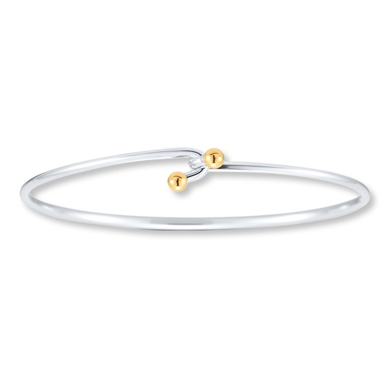 Bangle Bracelet Sterling Silver/14K Gold Jared