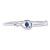 Thumbnail Image 0 of Colors in Rhythm Lab-Created Sapphires Sterling Silver Bangle