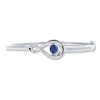 Thumbnail Image 1 of Colors in Rhythm Lab-Created Sapphires Sterling Silver Bangle