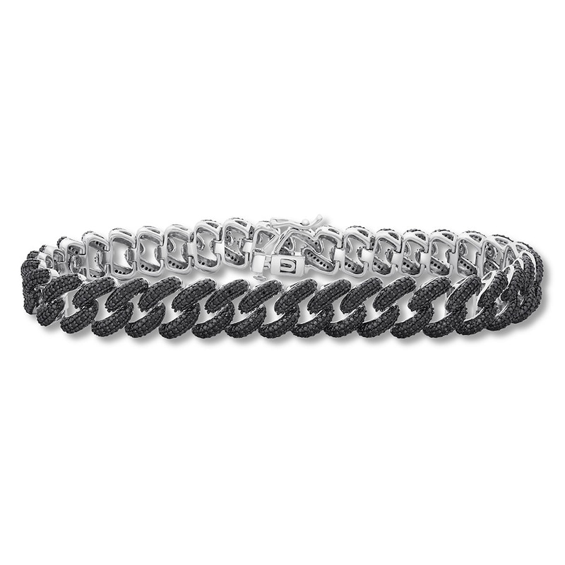 Mens Diamond Link Bracelet