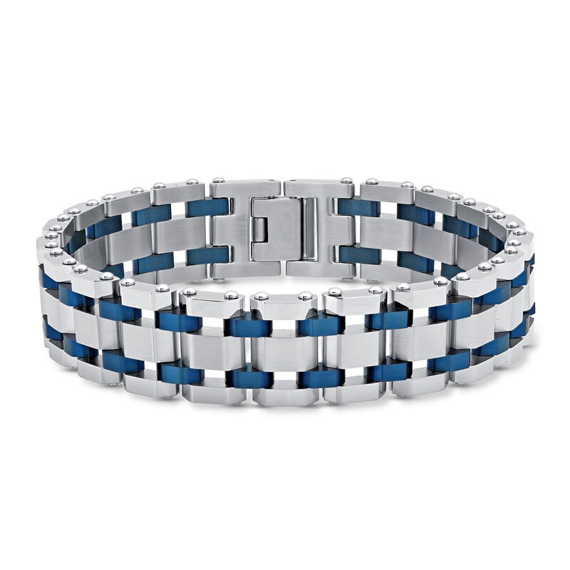 Main Image 1 of Men's Bracelet Stainless Steel/Ion Plating 8.5"