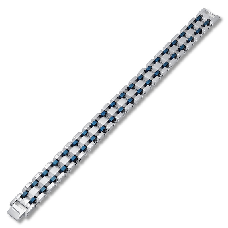 Main Image 2 of Men's Bracelet Stainless Steel/Ion Plating 8.5"