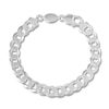 Thumbnail Image 0 of Men's Solid Curb Chain Bracelet Sterling Silver 8.5"