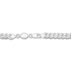 Thumbnail Image 2 of Men's Solid Curb Chain Bracelet Sterling Silver 8"