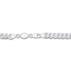 Thumbnail Image 3 of Men's Solid Curb Chain Bracelet Sterling Silver 8" 7.8mm