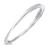 Thumbnail Image 2 of Square Tube Bangle Bracelet Sterling Silver