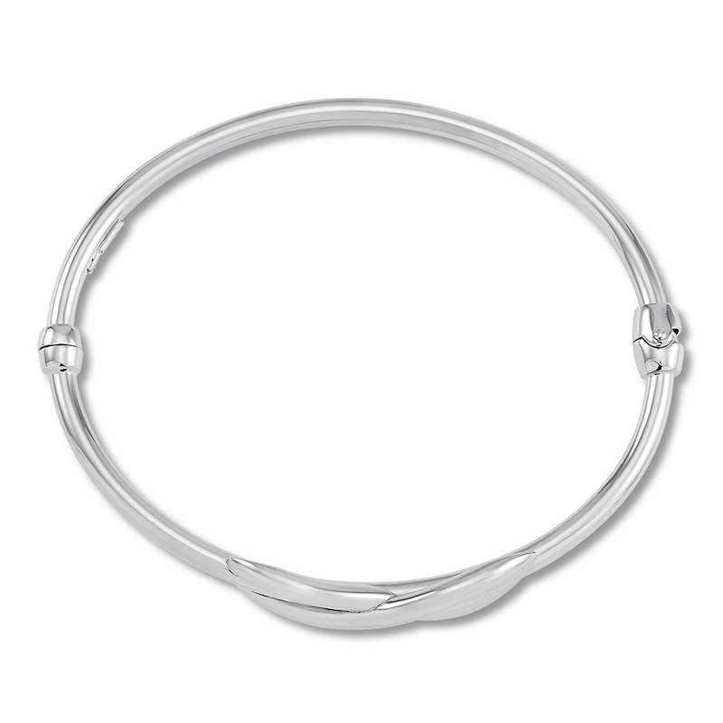 Infinity Bangle Bracelet Sterling Silver