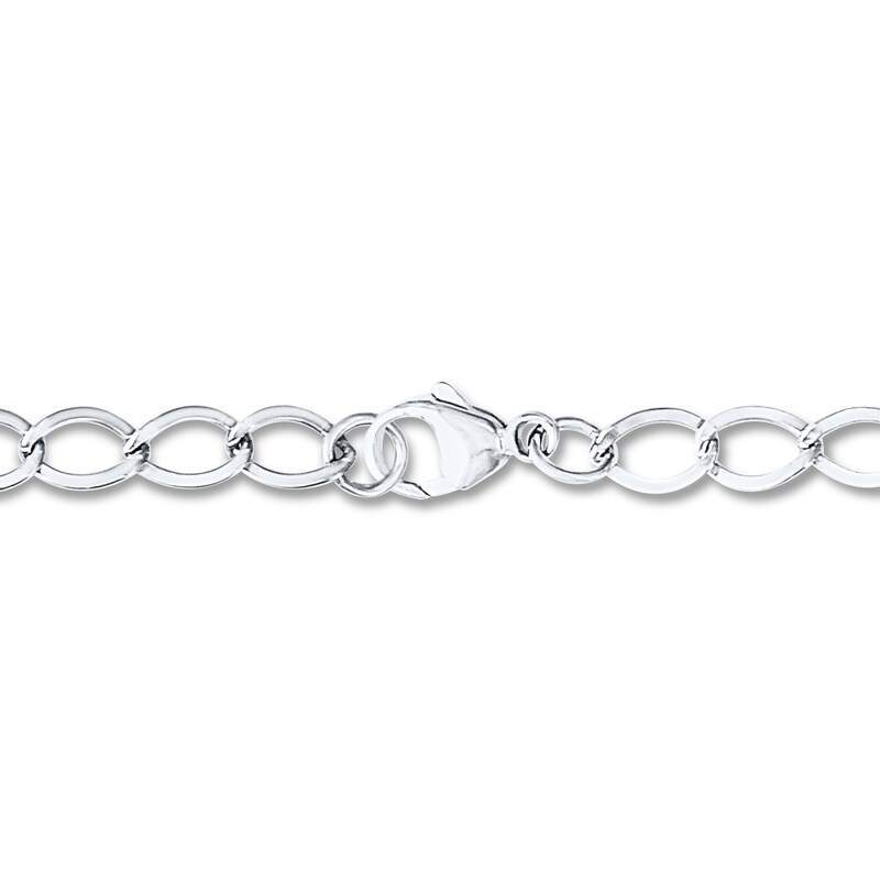 #1 Mom Charm Bracelet Sterling Silver 7" Length