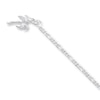 Thumbnail Image 1 of Palm Tree Anklet Sterling Silver 10"