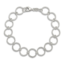 Link Bracelet Sterling Silver 7.5"