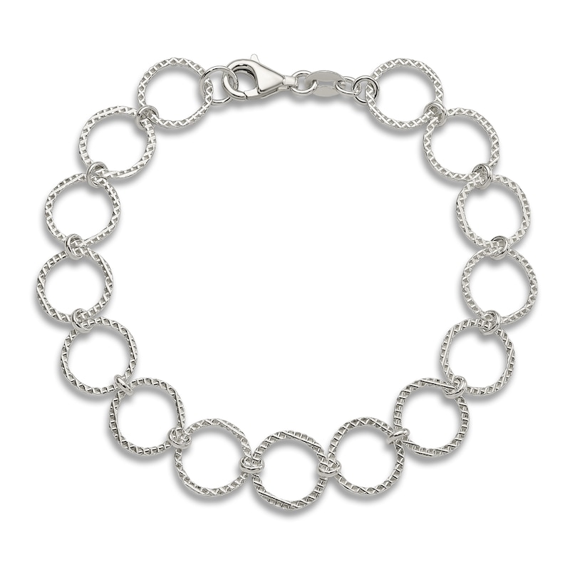 Main Image 1 of Link Bracelet Sterling Silver 7.5"