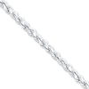Thumbnail Image 1 of Rope Chain Anklet Sterling Silver 9 Length