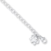 Thumbnail Image 1 of Butterfly Charm Anklet Rolo Chain Sterling Silver 10"