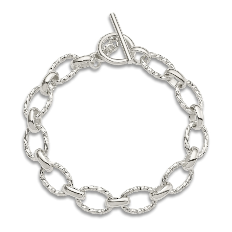 Oval Link Bracelet Sterling Silver 8.75 Length