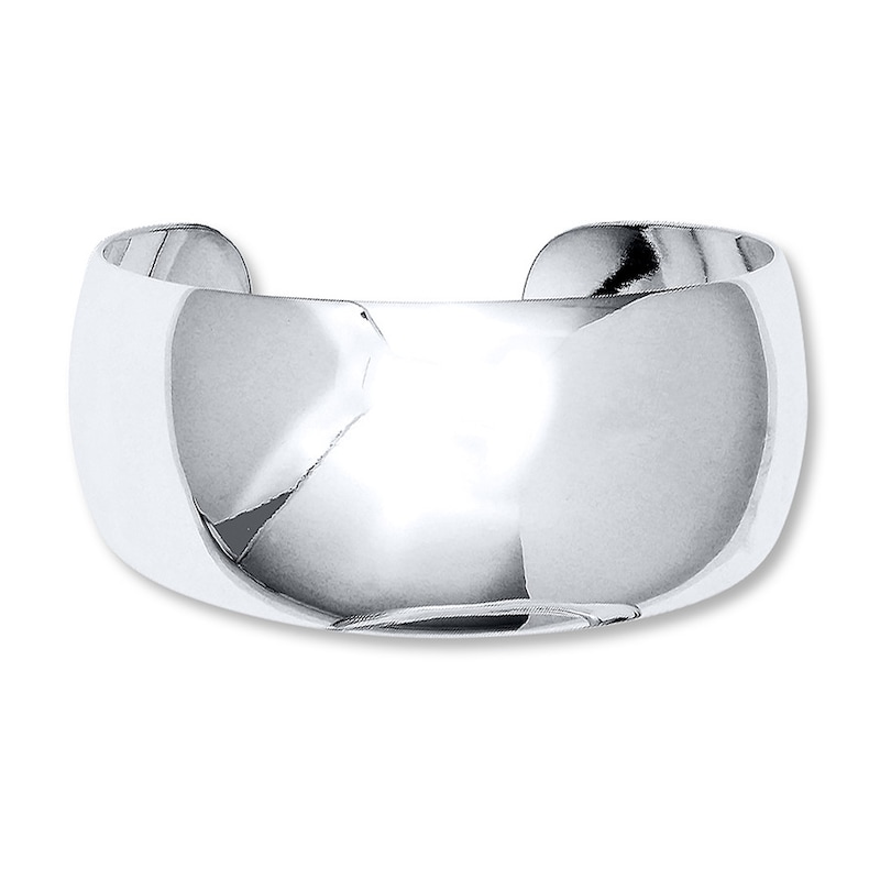 Main Image 1 of Cuff Bangle Bracelet Sterling Silver