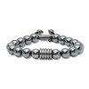 Thumbnail Image 0 of Men's  Hematite Bead Bolo Bracelet Stainless Steel