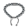 Thumbnail Image 2 of Men's  Hematite Bead Bolo Bracelet Stainless Steel
