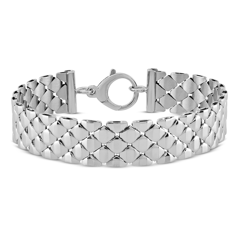 Main Image 1 of Panther Bracelet Sterling Silver 7.75"