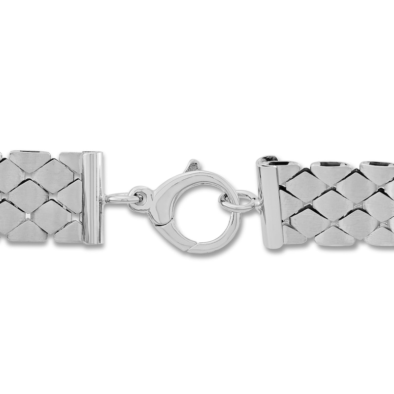 Main Image 3 of Panther Bracelet Sterling Silver 7.75"