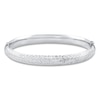 Thumbnail Image 1 of Baguette Diamond Cut Bangle Sterling Silver