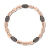 Thumbnail Image 0 of Pesavento Polvere Di Sogni Rounded Rectangle Bead Bracelet Sterling Silver/18K Rose Gold-Plated