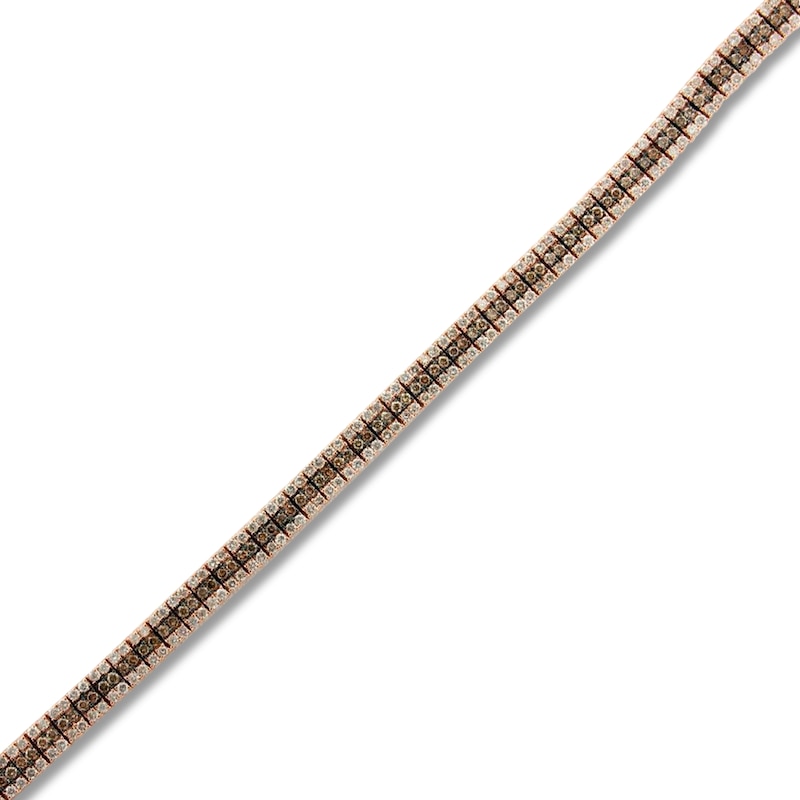 Main Image 1 of Le Vian Diamond Tennis Bracelet 4 ct tw 14K Strawberry Gold