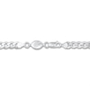 Thumbnail Image 2 of Solid Curb Chain Necklace Sterling Silver 22" 6.5mm