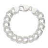 Thumbnail Image 2 of Double Link Charm Bracelet Sterling Silver 7"