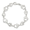 Thumbnail Image 0 of Paw Print Bracelet Sterling Silver 8.5"