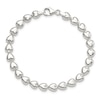 Thumbnail Image 1 of Heart Bracelet Sterling Silver 7.5"