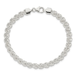 Love Knot Bracelet Sterling Silver 7.5"