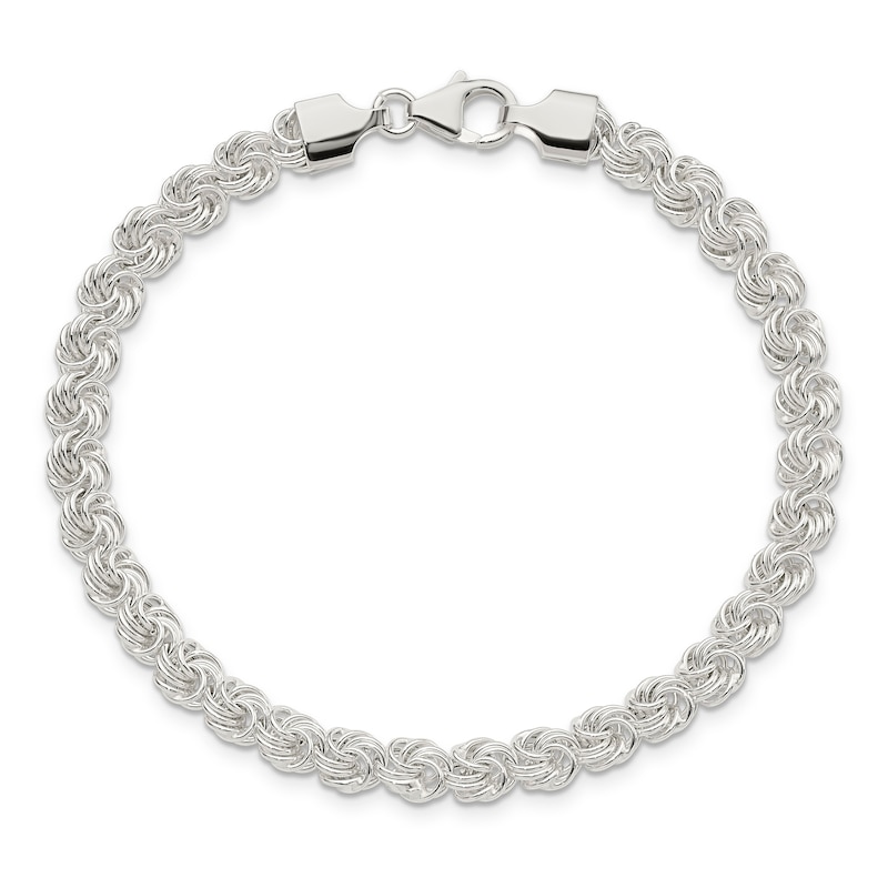 Main Image 1 of Love Knot Bracelet Sterling Silver 7.5"