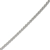 Thumbnail Image 1 of Diamond-cut Rope Chain Anklet Sterling Silver 10"