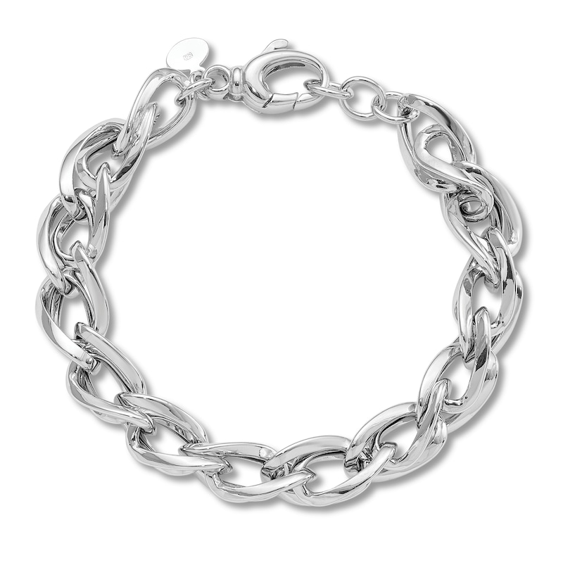 Polished Link Bracelet Sterling Silver | Jared