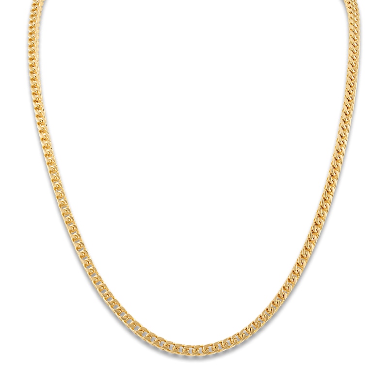 Main Image 2 of 1933 by Esquire Men's Solid Foxtail Link Chain Necklace 14K Yellow Gold-Plated Sterling Silver 22" 4.5mm