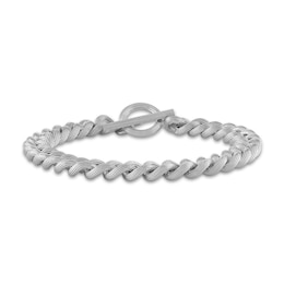 1933 by Esquire Solid Curb Link Bracelet Sterling Silver 8.5" 9mm