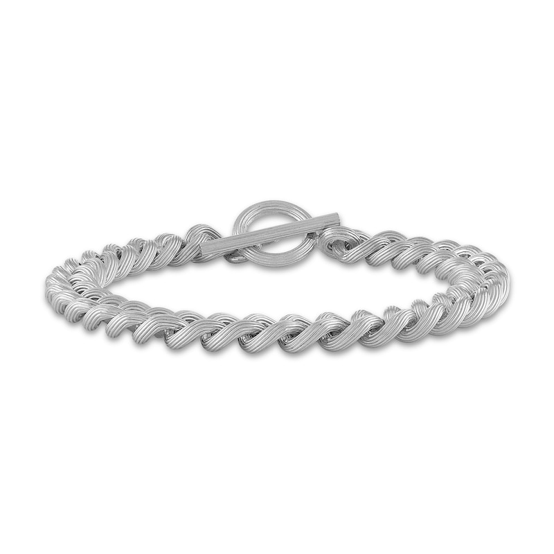 Main Image 1 of 1933 by Esquire Solid Curb Link Bracelet Sterling Silver 8.5" 9mm