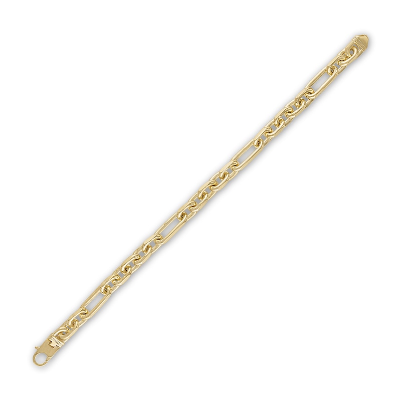 Main Image 2 of 1933 by Esquire  Figaro Chain Bracelet 14K Yellow Gold-Plated Sterling Silver 8.5"