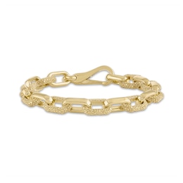 1933 by Esquire  Link Chain Bracelet Sterling Silver/14K Yellow Gold